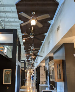 Ceiling fans available in our Vineland and Somers Point Showrooms